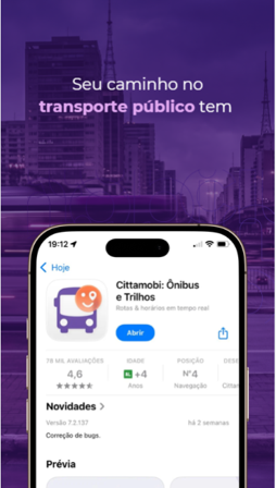 Baixe o aplicativo Cittamobi Grande Floripa